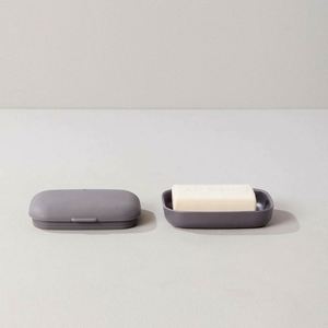 Wholesale Custom Bathroom Case Box Portable Storage Eco-Friendly Silicone Soap Dish Holder - Product Image 2