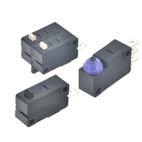 16A 30A interrupteur d'outil électrique limite poussoir 2/3 broches 125V on off lame butée Microswich petit Micro interrupteur de fin de course