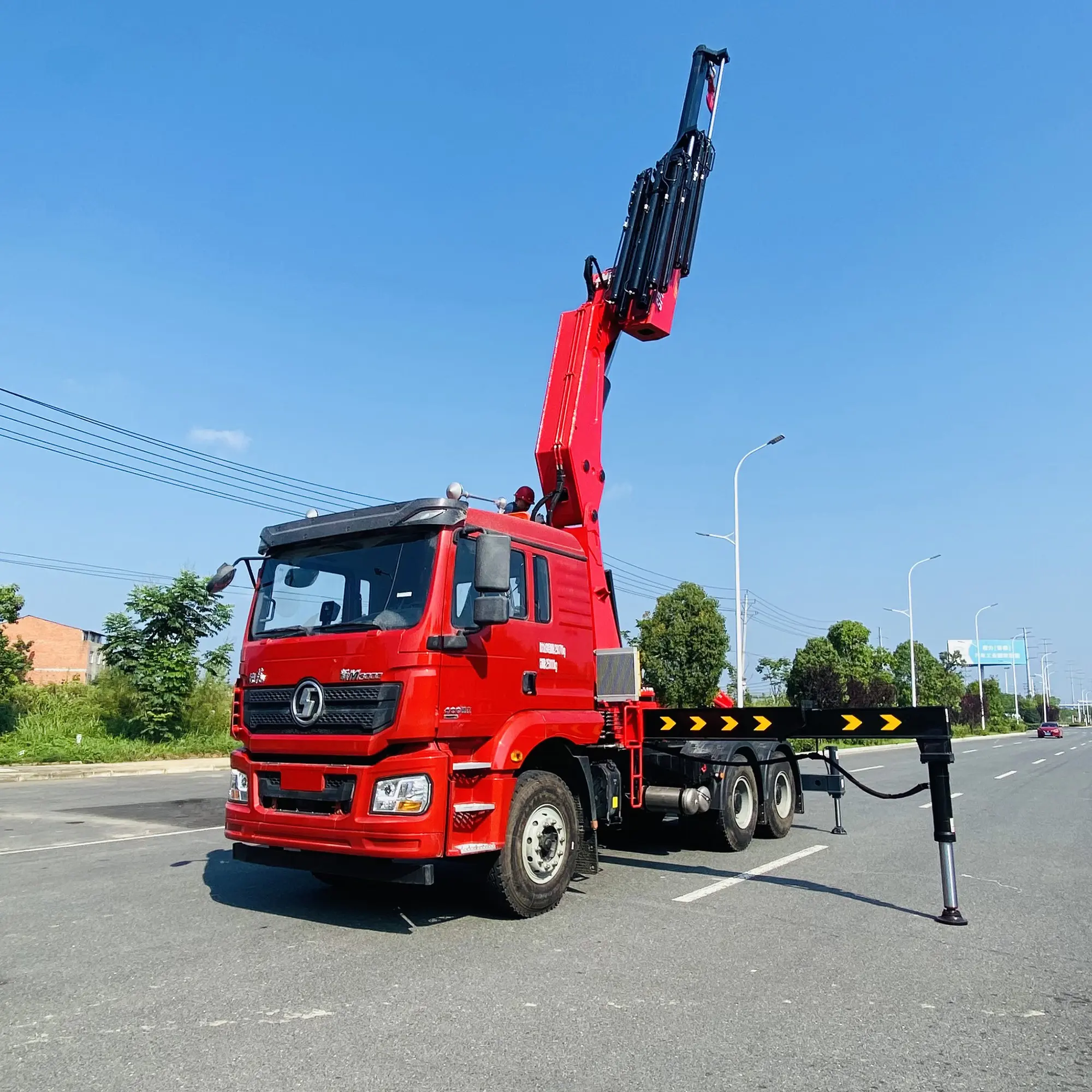 Factory price big 40 Ton Truck Mobile Crane lorry crane truck mounted crane Folding Boom