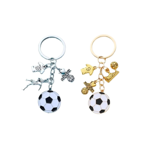 Porte-clés mousqueton en métal personnalisé, thème Coupe du Monde 2026, en alliage de zinc, souvenir promotionnel, style vintage et mode - Product Image 4