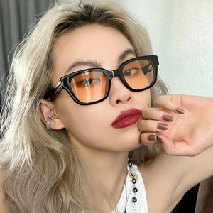 Customized Best Selling <b>Sunglasses</b> Fashionable and Versatile <b>Square</b> <b>Sunglasses</b> Uv400 Shading - Product Image 1