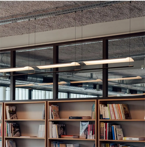 Lámpara colgante larga de lámina de diseñador nórdico famoso de <span class=keywords><strong>España</strong></span> para el hogar, cocina, comedor, oficina, <span class=keywords><strong>biblioteca</strong></span>, restaurante, bar, lámpara colgante - Product Image 6