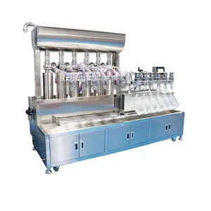 Grape Wine Box Bag Filling Capping Machine 4 Head Nozzle Juice Drink Liquid Filling Machine Manufacturer