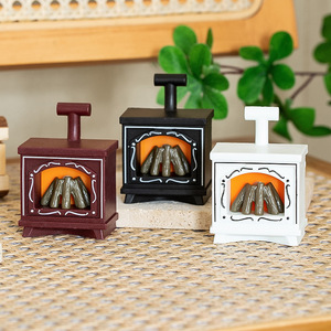 Decoración Navideña, Lámpara de Mesa Portátil con Simulación de Chimenea, Luz LED Retro con Llama de Carbón, para Decoración del Hogar en Días Festivos - Product Image 2