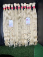Cheveux vierges indiens bruts blonds en vrac 613 # 27 # 24 # 60 Nuances Blondes Blanchies de Haute Qualité, Cuticules Alignées, Pointes Pleines