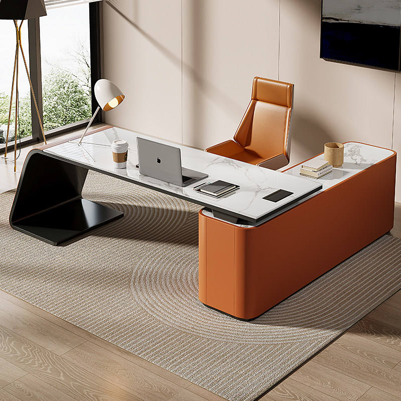 Gabinete corto naranja premium