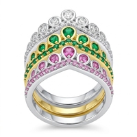 Bague d'éternité personnalisée en argent sterling 925 avec moissanite classique de 5 mm (0,5 carat) pour femme, idéale pour fiançailles et mariage – Nouvelle collection QX en promotion