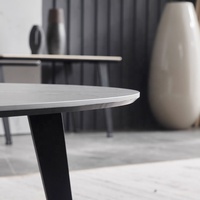 Zayshine Italien Minimaliste Blanc Base En Bois Massif Table Basse Microlite Comptoir Triangle Salon Meubles Ensemble Théière