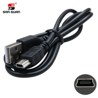 Vente en gros USB 0.5m 1m 2m PVC gaine câble numérique Micro B vers Type C T Port 5Pin pour charger la caméra MP3 MP4