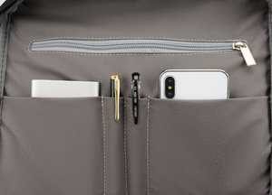 Promocional Ergonomía personalizada Negro Nylon Laptop Computadora Mochilas escolares <span class=keywords><strong>Mochila</strong></span> De Hombre con logotipo personalizado Usb - Product Image 5