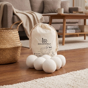 Nuevas Llegadas en Tendencia, Venta al por Mayor, Ecológicas, Reutilizables, Duraderas, Marca Zhengpu, 100% Lana de Nueva Zelanda, <span class=keywords><strong>Bolas</strong></span> de Lana Orgánica de 6-10 cm - Product Image 5