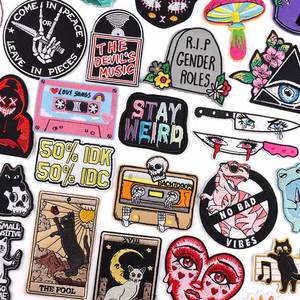 Wholesale Cartoon Animal Character Embroidery Iron on Patch Custom High Quality Embroidered Logo Patches for Clothing <b>Hats</b> <b>Bags</b> - Product Image 2