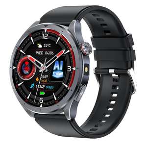 Smartwatch ET472 con Schermo a Colori da 1,53 Pollici, Cinturino in Silicone, Supporto per Domande e Risposte Intelligenti AI-GPT - Product Image 1