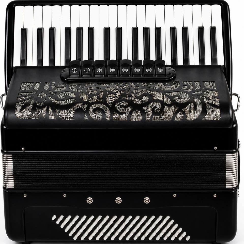 37K80BS 37 Key 80 Bass Piano Accordion, Italian Imported Reed Plate ...