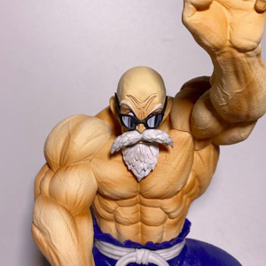 Figura de Acción de PVC de 25.5 cm de <span class=keywords><strong>Kame</strong></span> <span class=keywords><strong>Sennin</strong></span> de Dragon Ball Z, Modelo de Doble Cabeza Intercambiable, Juguete de Maestro Roshi Musculoso para Decoración del Hogar y Coleccionistas - Product Image 5