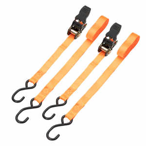 2 Packs <span class=keywords><strong>25</strong></span> <span class=keywords><strong>mm</strong></span> 1 "608kgs Mini Cargo Transport Lashing Belt Heavy Duty Strap with Rubber Handle Ratchet Tie Down - Product Image 1