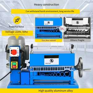 Machine semi-automatique de recyclage de câbles en cuivre usagés à haute séparation, pour le dénudage, la coupe et le tirage des fils - Product Image 4