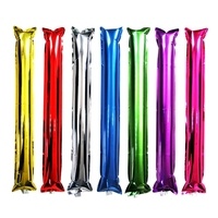 Bâton de cheering gonflable personnalisé avec logo, en plastique, réutilisable, épais, pour faire du bruit