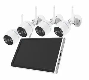 2ch 4ch CCTV seti 2MP 3mp açık Wifi güvenlik kamerası 8CH kablosuz HD güvenlik kamerası sistemi ile gece görüş NVR kiti ile monitör