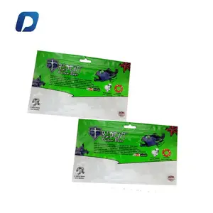Custom Plastic Fishing Lure Bag Packaging With Zip Lock And Hanger Hole