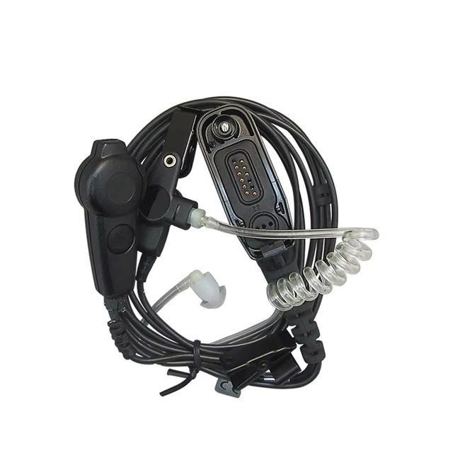 PMLN6129A Black 2-wire W/Trans Tube Kit for Motorola APX XPR Radios APX8000 APX6000 APX2000 XPR7550 XPR6550 DP4801E DP4401E