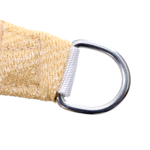 <span class=keywords><strong>Voile</strong></span> <span class=keywords><strong>d</strong></span>'<span class=keywords><strong>ombrage</strong></span> carrée beige en HDPE tissé, de haute qualité, facile à assembler, résistante aux UV et <span class=keywords><strong>respirante</strong></span>, pour usage en extérieur - Product Image 3