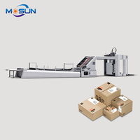 Machine à laminer les feuilles de carton ondulé 5 plis à grande vitesse entièrement automatique MSHW-1450