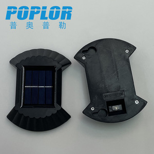 Lampe murale solaire Poplor à LED pour extérieur, éclairage d'escalier, étanche, éclairage double face - Product Image 4