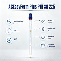 Sonde pH Standard de Laboratoire PHI S8 225mm Plage pH 0-14 Précision 0.01 Réponse Rapide Personnalisable ODM Marque ACITEK Chimique