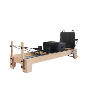 CZFIT Wood Professional <b>Pilates</b> Reformers Machine <b>Home</b> Gym Yoga <b>Pilates</b> <b>Equipment</b> Fitness Reformers <b>for</b> Studio Use - Product Image 4