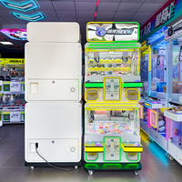 Machine à griffes commerciale en métal personnalisable pour quatre joueurs, modèle Naughty Dog, pour intérieur, avec prix de gros et profit élevé, pour la distribution de cadeaux