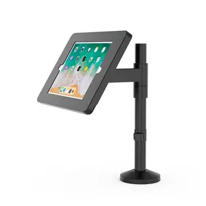 Countertop Multi-functional Arms Metal Pole Tablet Stands For 9.7"