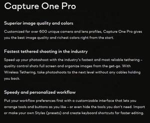 Maîtrise du développement RAW, du traitement d'images et de la gestion des actifs Capture One Pro - Product Image 2