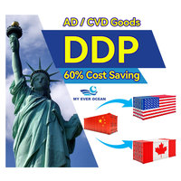 Ever Ocean Ddp Entrega rápida 20Ft 40Ft 40Hq Fcl Forward Sea Costo barato Agente de envío de carga de China a EE. UU. Canadá