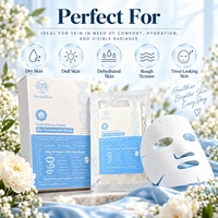 Masque Facial Bioactif SPA Fermenté aux Peptides Basse Masse Moléculaire Anti-Âge, Réparateur Rides Fines, Régénérant, Raffermissant, Antioxydant et Hydratant