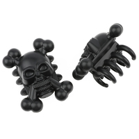 Stabilisateur de vibrations en caoutchouc AME Skull Bow Limbs Damper blanc, noir, rouge pour branches de tir à l'arc composé
