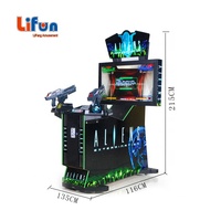 Máquina de Videojuegos de Simulación de Tiro con Pistola, Operada con Monedas, para 2 Jugadores, de Alta Calidad, Marca LIFUN, para Zonas de Entretenimiento, en Venta