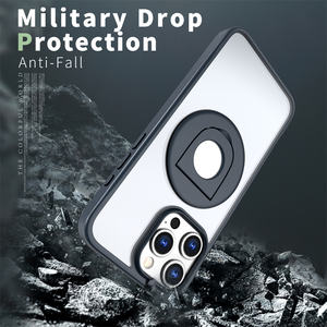 2024 nuevos accesorios móviles cubierta trasera transparente para iPhone 15 Pro Kickstand funda de teléfono celular para <span class=keywords><strong>Samsung</strong></span> y para Redmi - Product Image 3