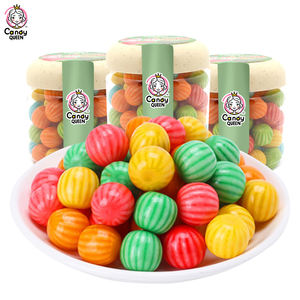 Vente directe d'usine Halal/kosher Bonbons à la gomme à mâcher en forme de pastèque croustillante colorée - Product Image 2
