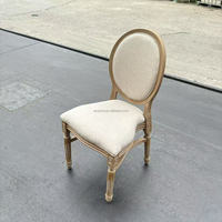 Vente en gros bon marché Chaise en plastique pp couleur bois Chaise Louis Chaise de restaurant