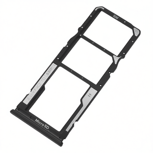 Bandeja para tarjetas SIM y Micro SD para Xiaomi Redmi Note 9 Negro - Product Image 1