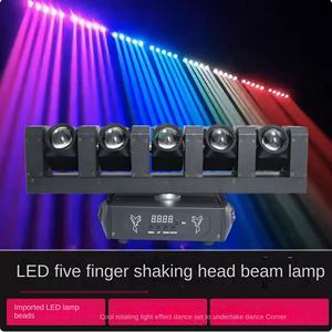 Lámpara LED Giratoria con Control <span class=keywords><strong>de</strong></span> <span class=keywords><strong>Voz</strong></span>, Luz <span class=keywords><strong>de</strong></span> Cabeza Vibrante con Espada <span class=keywords><strong>de</strong></span> Cinco Dedos, DMX512, para Iluminación <span class=keywords><strong>de</strong></span> Escenario, 40W, Novedad - Product Image 5