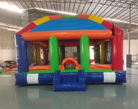 Xinyue Commercial Gonflable Bouncer Slide Combo Nouveau Design PVC Matériel Ventilateur Intégré Comprend Des Kits De Réparation 5x5m Installation Facile
