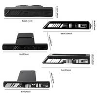 Autocollant de décoration d'emblème de calandre avant de voiture en ABS 3D, badge d'accessoires automobiles pour Mercedes Benz AMG W212 W176 W108 W222 W204