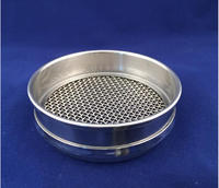 Tamis de laboratoire standard pour l'analyse des sols, personnalisable, en acier inoxydable 304, tamis de farine, tamis d'échantillonnage de sol, tamis de test à faible coût
