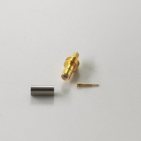 Connecteur coaxial RF mâle à sertir pour câble coaxial RG316 RG174, fabrication chinoise, pour tests, 50 ohms