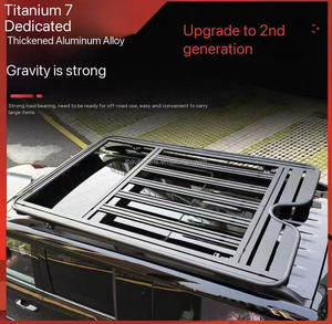 Pour BYD Equation Leopard Titanium 7, pièces automobiles, kit carrosserie, barre de toit de haute qualité, barre de toit noire, échelle de voiture, boîte latérale - Product Image 3