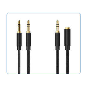Cavo Audio Aux Stereo HiFi da 3,5 mm <span class=keywords><strong>a</strong></span> 4 Poli, da 1M, 3M, 5M, Maschio <span class=keywords><strong>a</strong></span> Maschio/Maschio <span class=keywords><strong>a</strong></span> Femmina, Prolunga per Microfono, Auto, PC, Cuffie, Telefono - Product Image 1