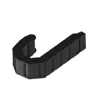 Chaîne de protection de câbles Lhpnn série 25 entièrement fermée, en nylon de qualité moyenne, sur mesure pour machines-outils - Product Image 2
