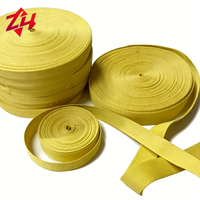 Sangle en aramide ignifuge, haute résistance à la traction et à l'abrasion, pour harnais de sécurité et protection thermique, fournie directement par l'usine